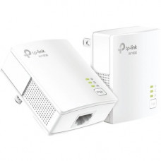 TP-Link AV1000 Gigabit Powerline Starter Kit - 1 x Network (RJ-45) - 1000 Mbit/s Powerline - 984.25 ft Distance Supported - HomePlug AV2 - Gigabit Ethernet TL-PA7017