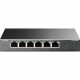 TP-Link 6-Port 10/100Mbps Desktop Switch with 4-Port PoE+ - 6 Ports - Manageable - 2 Layer Supported - 67 W PoE Budget - Twisted Pair - PoE Ports - Desktop - 2 Year Limited Warranty TL-SF1006P