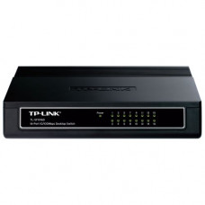 TP-Link TL-SF1016D 16-Port 10/100Mbps Desktop Switch, 3.2Gbps Capacity - 16 Ports - 16 x RJ-45 - 10/100Base-TX - Desktop, Wall Mountable" - RoHS Compliance TL-SF1016D