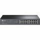 TP-Link 16-Port Gigabit Easy Smart PoE Switch with 8-Port PoE+ - 16 Ports - Manageable - 2 Layer Supported - Twisted Pair - Rack-mountable, Desktop - TAA Compliance TL-SG1016PE