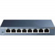 TP-Link TL-SG108 8-Port 10/100/1000Mbps Desktop Gigabit Steel Cased Switch, IEEE 802.1p QoS, Up to 72% Power Saving - 8 Ports - 10/100/1000Base-T - Desktop - RoHS, TAA Compliance-RoHS Compliance TL-SG108