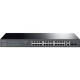 TP-Link 28-Port Gigabit Easy Smart Switch with 24-Port PoE+ - 28 Ports - Manageable - 2 Layer Supported - Modular - 250 W PoE Budget - Optical Fiber, Twisted Pair - PoE Ports - 1U High - Rack-mountable, Desktop - 3 Year Limited Warranty TL-SG1428PE