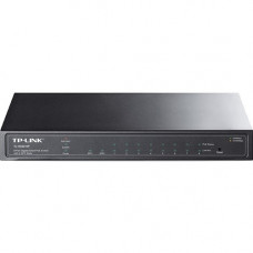 TP-Link JetStream 8-Port Gigabit Smart PoE+ Switch with 2 SFP Slots - 8 Ports - Manageable - 4 Layer Supported - Modular - 58 W PoE Budget - Twisted Pair, Optical Fiber - PoE Ports - Desktop TL-SG2210P_V3