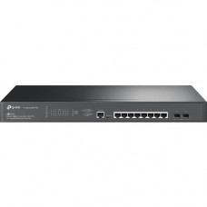 TP-Link JetStream TL-SG3210XHP-M2 Ethernet Switch* - 8 Ports - Manageable - 3 Layer Supported - Modular - 291.49 W Power Consumption - 240 W PoE Budget - Optical Fiber, Twisted Pair - PoE Ports - Rack-mountable, Desktop - Lifetime Limited Warranty - TAA C