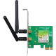 TP-Link TL-WN881ND Wireless N300 PCI Express Adapter, 2.4GHz 300Mbps, Include Low-profile Bracket - PCI Express x1 - 300 Mbps - 2.48 GHz ISM - Internal - RoHS Compliance TL-WN881ND