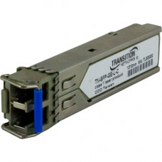 TRANSITION NETWORKS Cisco TN-SFP-GE-L-C SFP (mini-GBIC) Module - For Data Networking, Optical Network - 1 LC Duplex 1000Base-LX Network - Optical Fiber Single-mode - Gigabit Ethernet, 1.25 Gigabit Ethernet - 1000Base-LX - TAA Compliance TN-SFP-GE-L-C