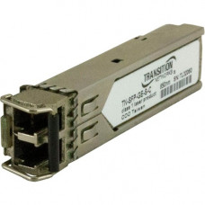 TRANSITION NETWORKS Cisco TN-SFP-GE-S-C SFP (mini-GBIC) Module - For Data Networking, Optical Network - 1 LC Duplex 1000Base-SX Network - Optical Fiber - 62.5/125 &micro;m - Multi-mode - Gigabit Ethernet, 1.25 Gigabit Ethernet - 1000Base-SX - TAA Comp