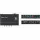 Kramer Component Video or Computer Graphics Video with Audio over Twisted Pair Receiver - 1 Output Device - 330 ft Range - 2 x Network (RJ-45) - 1 x VGA Out - WUXGA - 1920 x 1200 - Category 5 - Rack-mountable TP-46N