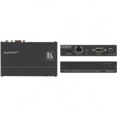 Kramer TP-573 Video Extender - 1 Input Device - 1 Output Device - 328.08 ft Range - 1 x Network (RJ-45) - 1 x HDMI In - Serial Port - Twisted Pair - Category 5 - Rack-mountable TP-573