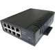 Tycon Power PoE 8 Port Switch - 8 Ports - Manageable - 2 Layer Supported - Twisted Pair - Rail-mountable - 1 Year Limited Warranty TP-SW8-D
