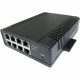 Tycon Power PoE 8 Port Switch - 8 Ports - 2 Layer Supported - Twisted Pair - PoE Ports - Rail-mountable - 1 Year Limited Warranty TP-SW8-NC