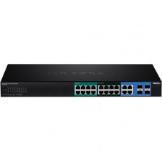 Trendnet Web Smart TPE-204US Ethernet Switch - 20 Ports - 2 Layer Supported - Twisted Pair - TAA Compliance TPE-204US