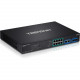 Trendnet 12-Port Gigabit PoE+ Smart Surveillance Switch - 12 Ports - Manageable - 2 Layer Supported - Modular - Optical Fiber, Twisted Pair - 1U High - Rack-mountable - TAA Compliance TPE-3012LS