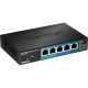 Trendnet 5-Port Gigabit PoE+ Powered EdgeSmart Switch with PoE Pass Through (15W) - 5 Ports - 2 Layer Supported - Twisted Pair - Wall Mountable - TAA Compliance TPE-P521ES