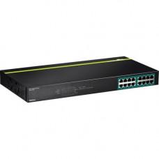 Trendnet 16-Port Gigabit PoE+ Switch - 16 Ports - 2 Layer Supported - Twisted Pair - Rack-mountable - Lifetime Limited Warranty - RoHS, TAA, WEEE Compliance TPE-TG160G