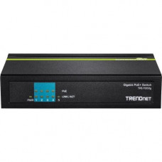 Trendnet 5-port Gigabit PoE+ Switch - 5 Ports - 2 Layer Supported - Desktop - Lifetime Limited Warranty - TAA Compliance TPE-TG50G