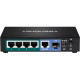 Trendnet 6-Port Gigabit PoE+ Switch - 6 Ports - Modular - Optical Fiber, Twisted Pair - Desktop, Wall Mountable, Magnetic Mount - Lifetime Limited Warranty - TAA Compliance TPE-TG611