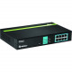 Trendnet 8-Port Gigabit GREENnet PoE+ Switch - 8 Ports - 2 Layer Supported - Twisted Pair - Rack-mountable - Lifetime Limited Warranty - TAA Compliance TPE-TG81G