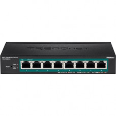 Trendnet 8-Port Gigabit EdgeSmart PoE+ Switch (61W) - 8 Ports - 2 Layer Supported - Twisted Pair - Wall Mountable - TAA Compliance TPE-TG82ES