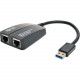 Tripp Lite USB 3.0 to Dual Port Gigabit Ethernet Adapter RJ45 10/100/1000 Mbps - USB 3.0 - 2 Port(s) - 2 - Twisted Pair - REACH, RoHS, WEEE Compliance U336-002-GB