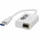 Tripp Lite U336-1G-SFP Gigabit Ethernet Card - USB 3.1 (Gen 1) Type A - 1 Port(s) - Optical Fiber U336-1G-SFP