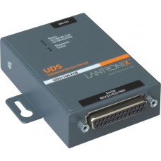 Lantronix One Port Serial (RS232/ RS422/ RS485) to IP Ethernet Device Server with Power Over Ethernet (PoE) - Convert from RS-232; RS-485 to Ethernet using Serial over IP technology; Power Over Ethernet (PoE 802.3 AF); UL864 Compliant; Wall Mountable; Rai