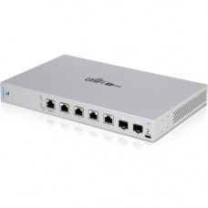 UBIQUITI 10 Gigabit 6-Port 802.3bt UniFi Switch - 4 x 10 Gigabit Ethernet Network, 2 x 10 Gigabit Ethernet Expansion Slot - Manageable - Twisted Pair, Optical Fiber - Modular - 2 Layer Supported - 1 Year Limited Warranty US-XG-6POE