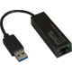 Plugable USB 3.0 to 10/100/1000 Gigabit Ethernet LAN Network Adapter-ASIX AX88179 Chipset - USB 3.0 - 1 Port(s) - 1 - Twisted Pair USB3-E1000