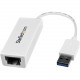 Startech.Com USB 3.0 to Gigabit Ethernet NIC Network Adapter - Add Gigabit Ethernet network connectivity to a Laptop or Desktop through a USB 3.0 port - USB 3.0 to Gigabit Ethernet - USB 3.0 Gigabit Adapter - USB 3.0 to Ethernet - USB 3.0 Ethernet Adapter