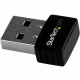 Startech.Com USB WiFi Adapter - AC600 - Dual-Band Nano USB Wireless Network Adapter - 1T1R 802.11ac Wi-Fi Adapter - 2.4GHz / 5GHz - Add reliable wireless connectivity to your laptop or desktop computer compatible with both 2.4GHz and 5GHz networks - USB W