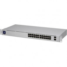 UBIQUITI UniFi Switch 24 - 24 Ports - Manageable - 2 Layer Supported - Modular - Twisted Pair, Optical Fiber - 1U High - Rack-mountable - 1 Year Limited Warranty USW-24