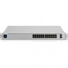 UBIQUITI USW-Pro-24-POE Layer 3 Switch - 24 Ports - Manageable - 3 Layer Supported - Modular - Optical Fiber, Twisted Pair - 1U High - Rack-mountable - 1 Year Limited Warranty USW-PRO-24-POE