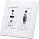 ATEN VE2812AUST Video Extender Transmitter - Network (RJ-45)HDMI InVGA In - Twisted Pair - Wall Plate VE2812AUST