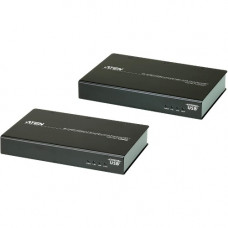 ATEN 4K HDMI HDBaseT Extender with ExtremeUSB (4K@100m) (HDBaseT Class A)-TAA Compliant - 1 Computer(s) - 1 Remote User(s) - 328.08 ft Range - 4K - 4096 x 2160 Maximum Video Resolution - 2 x Network (RJ-45) - 4 x USB - 2 x HDMI - 5 V DC Input Voltage - Ra