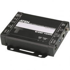 ATEN HDMI HDBaseT Transmitter with Dual Output (4K@100m) (HDBaseT Class A)-TAA Compliant - 1 Input Device - 492.13 ft Range - 1 x Network (RJ-45) - 1 x HDMI In - 1 x HDMI Out - Serial Port - 4K - 4096 x 2160 - Twisted Pair - Category 6a - Rack-mountable V