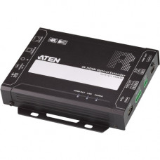 ATEN VanCryst VE883RK2 Video Extender Receiver - 1 Output Device - 32808.40 ft Range - 1 x Network (RJ-45) - 2 x USB - 1 x HDMI Out - 4K UHD - 4096 x 2160 - Twisted Pair, Optical Fiber VE883RK2