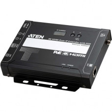 ATEN VE8952T 4K HDMI over IP Transmitter with PoE - 1 Input Device - 328.08 ft Range - 1 x Network (RJ-45) - 1 x USB - 1 x HDMI In - Serial Port - 4K UHD - 4096 x 2160 - Twisted Pair - Category 6 - Desktop, Rack-mountable VE8952T