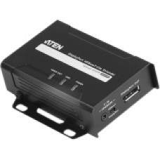 ATEN DisplayPort HDBaseT-Lite Receiver (4K@40m; 1080p@70m)-TAA Compliant - 1 Output Device - 229.66 ft Range - 1 x Network (RJ-45) - DisplayPort - 4K - 4096 x 2160 - Twisted Pair - Category 6a - Rack-mountable VE901R