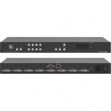 Kramer 4x4 HDCP Compliant DVI Matrix Switcher - 1600 x 1200 - UXGA - 1080p - Twisted Pair - 4 x 44 x DVI Out VS-44HDCP