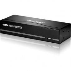 ATEN VanCryst VS1204T Video Extender-TAA Compliant - 1 Input Device - 5 Output Device - 1000 ft Range - 4 x Network (RJ-45) - 1 x VGA In - 1 x VGA Out - WUXGA - 1920 x 1200 - Twisted Pair - Category 5e - Rack-mountable VS1204T