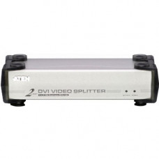 ATEN VS162 2-port DVI VGA Splitter-TAA Compliant - 3 x DVI-I Monitor - 1600 x 1200 VS162