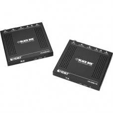 Black Box Video Extender Transmitter/Receiver - 1 Input Device - 1 Output Device - 229 ft Range - 2 x Network (RJ-45) - 1 x HDMI In - 1 x HDMI Out - 4K UHD - Twisted Pair VX-HDB-KIT