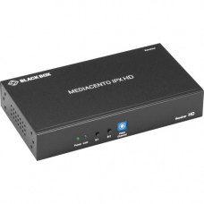 Black Box MediaCento IPX HD Extender Receiver - HDMI-Over-IP - 1 Output Device - 328.08 ft Range - 1 x Network (RJ-45) - 1 x HDMI Out - Full HD - 1920 x 1080 - Twisted Pair - TAA Compliant - TAA Compliance VX-HDMI-HDIP-RX