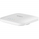 Netgear WAX214 802.11ax 1.76 Gbit/s Wireless Access Point - 2.40 GHz, 5 GHz - 1 x Network (RJ-45) - Gigabit Ethernet - PoE Ports - Ceiling Mountable, Wall Mountable - TAA Compliance WAX214-100NAS