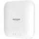 Netgear WAX214 802.11ax 1.76 Gbit/s Wireless Access Point - 2.40 GHz, 5 GHz - 1 x Network (RJ-45) - Gigabit Ethernet - PoE Ports - Ceiling Mountable, Wall Mountable - TAA Compliance WAX214PA-100NAS