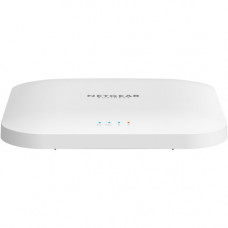 Netgear WAX218 802.11ax 3.52 Gbit/s Wireless Access Point - 2.40 GHz, 5 GHz - 1 x Network (RJ-45) - Gigabit Ethernet - PoE Ports - Ceiling Mountable, Wall Mountable - TAA Compliance WAX218-100NAS