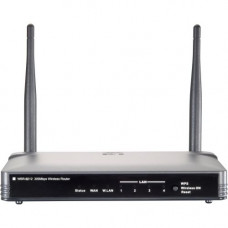 Cp Technologies LevelOne WBR-6012 Wireless N 300Mbps Broadband Router w/5dBi Antenna - 2.46 GHz ISM Band - 2 x Antenna - 37.50 MB/s Wireless Speed - 4 x Network Port - 1 x Broadband Port - Fast Ethernet - Desktop WBR-6012