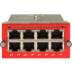 WATCHGUARD Firebox M 8 Port 1Gb Copper Module - For Data NetworkingTwisted PairGigabit Ethernet - 10/100/1000Base-T8 x Expansion Slots - SFP (mini-GBIC) - TAA Compliance WG8592