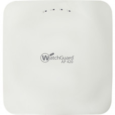 WATCHGUARD AP420 IEEE 802.11ac 2.44 Gbit/s Wireless Access Point - 5 GHz, 2.40 GHz - 10 x Antenna(s) - 10 x Internal Antenna(s) - MIMO Technology - 2 x Network (RJ-45) - USB - Ceiling Mountable, Wall Mountable - TAA Compliance WGA42513