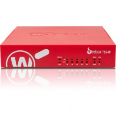 WATCHGUARD Firebox T55-W Network Security/Firewall Appliance - 5 Port - 10/100/1000Base-T - Gigabit Ethernet - Wireless LAN IEEE 802.11ac - RSA, DES, SHA-2, AES (128-bit), AES (256-bit), 3DES - 5 x RJ-45 - TAA Compliance WGT56033-WW